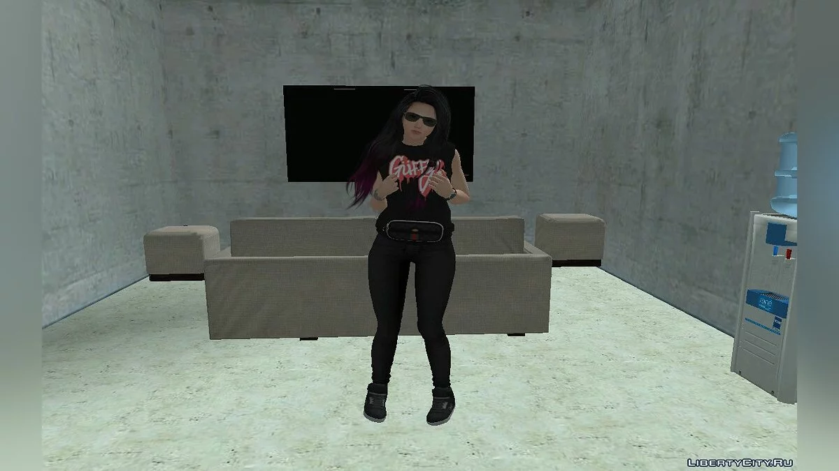 Кокоро из DOA в стильной повседневной одежде / GTA San Andreas
