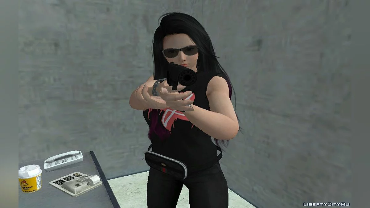 Кокоро из DOA в стильной повседневной одежде / GTA San Andreas