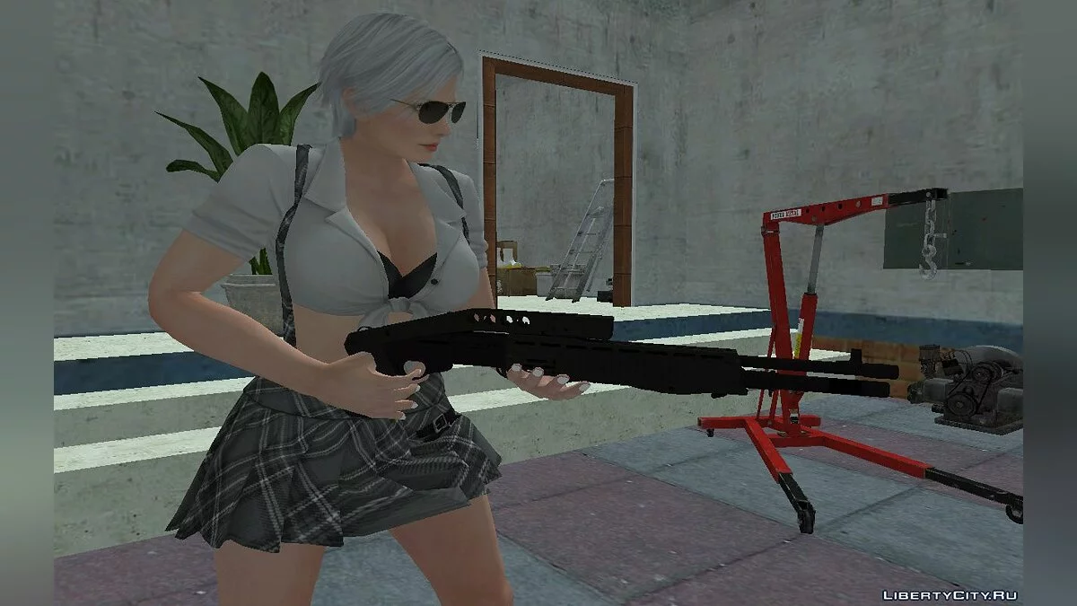 Кристи из DOA школьница / GTA San Andreas