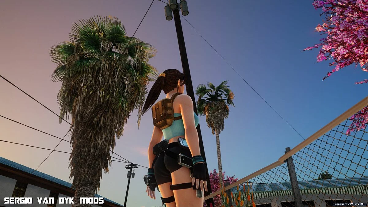 Лара Крофт (Касуми) из Tomb Raider Anniversary / GTA San Andreas