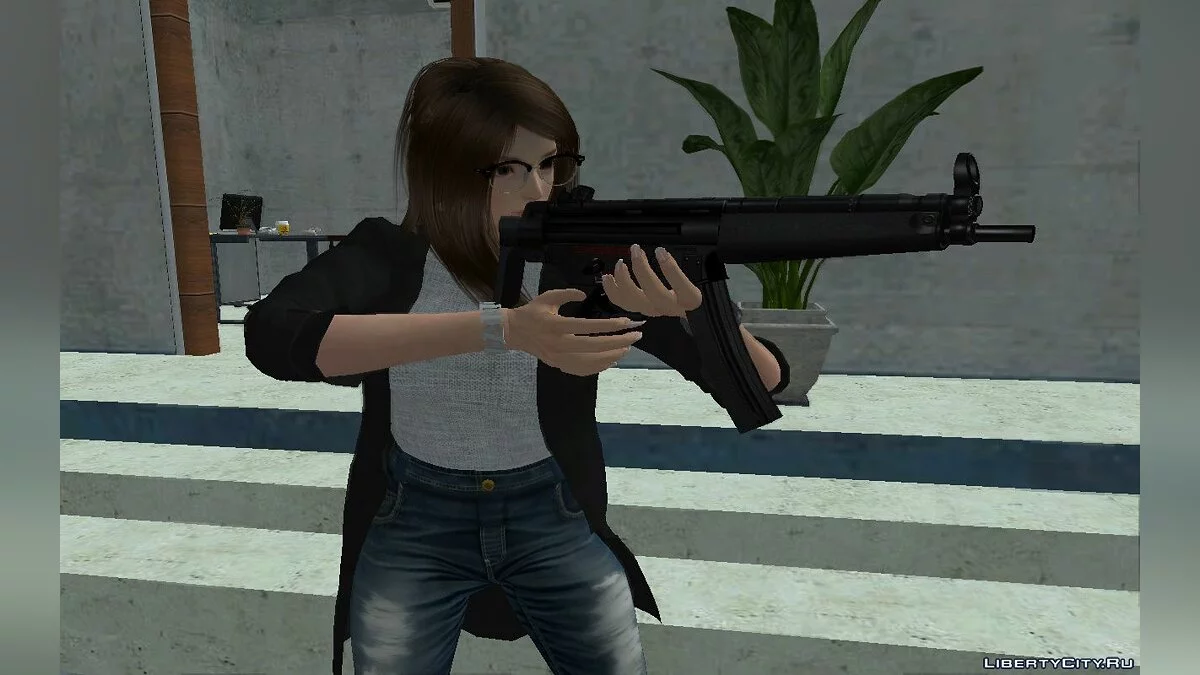 Лей-Фанг из DOA в стильном корейском наряде / GTA San Andreas
