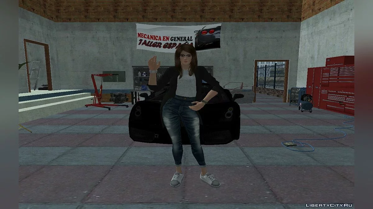 Лей-Фанг из DOA в стильном корейском наряде / GTA San Andreas