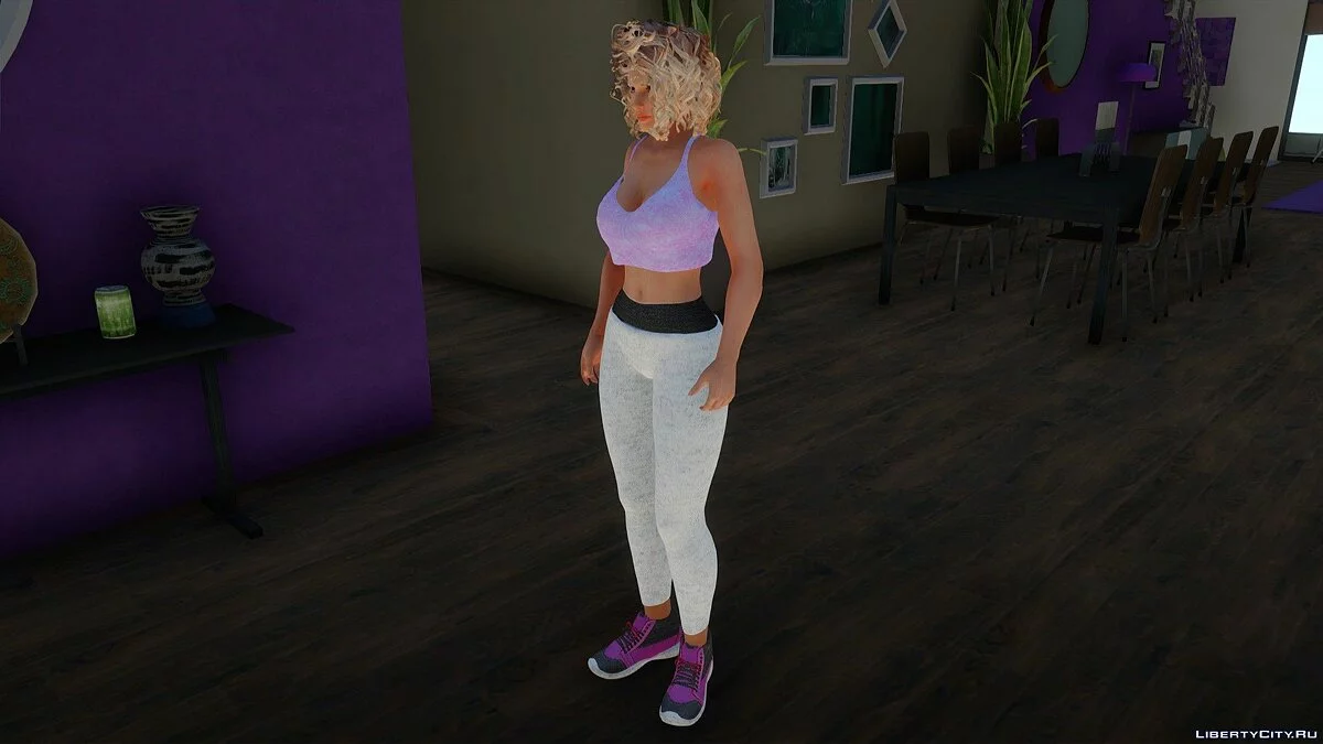 Лиза Хэмилтон в повседневной одежде v10 / GTA San Andreas