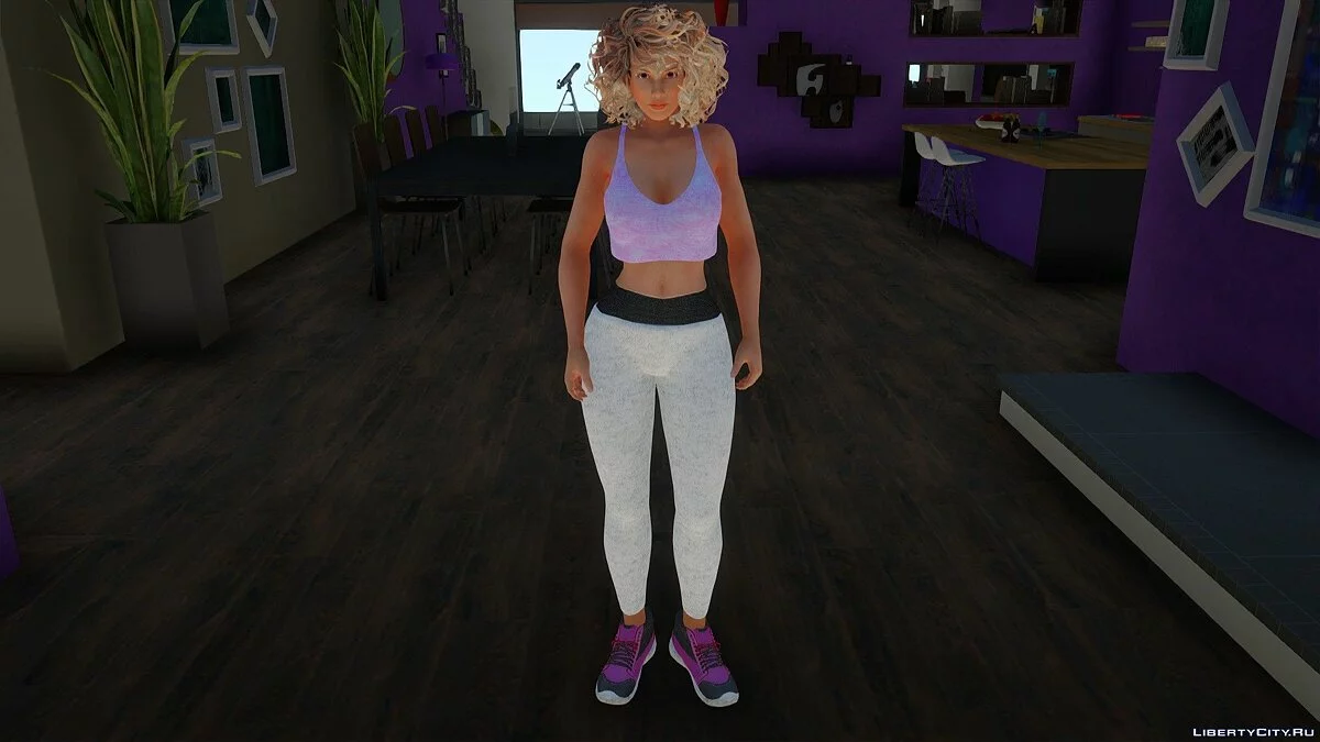Лиза Хэмилтон в повседневной одежде v10 / GTA San Andreas