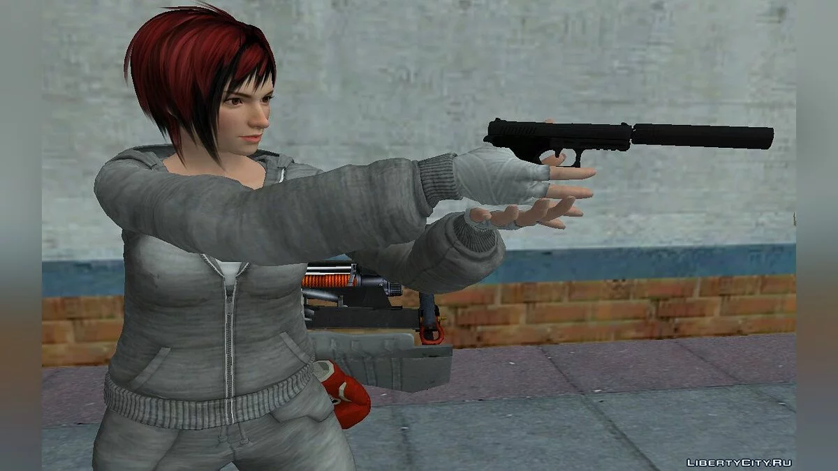 Мила из DOA5LR в костюме / GTA San Andreas