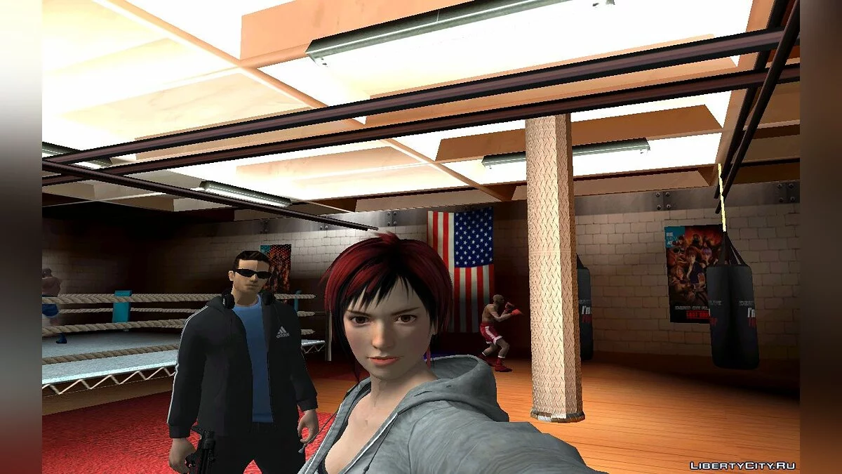 Мила из DOA5LR в костюме / GTA San Andreas