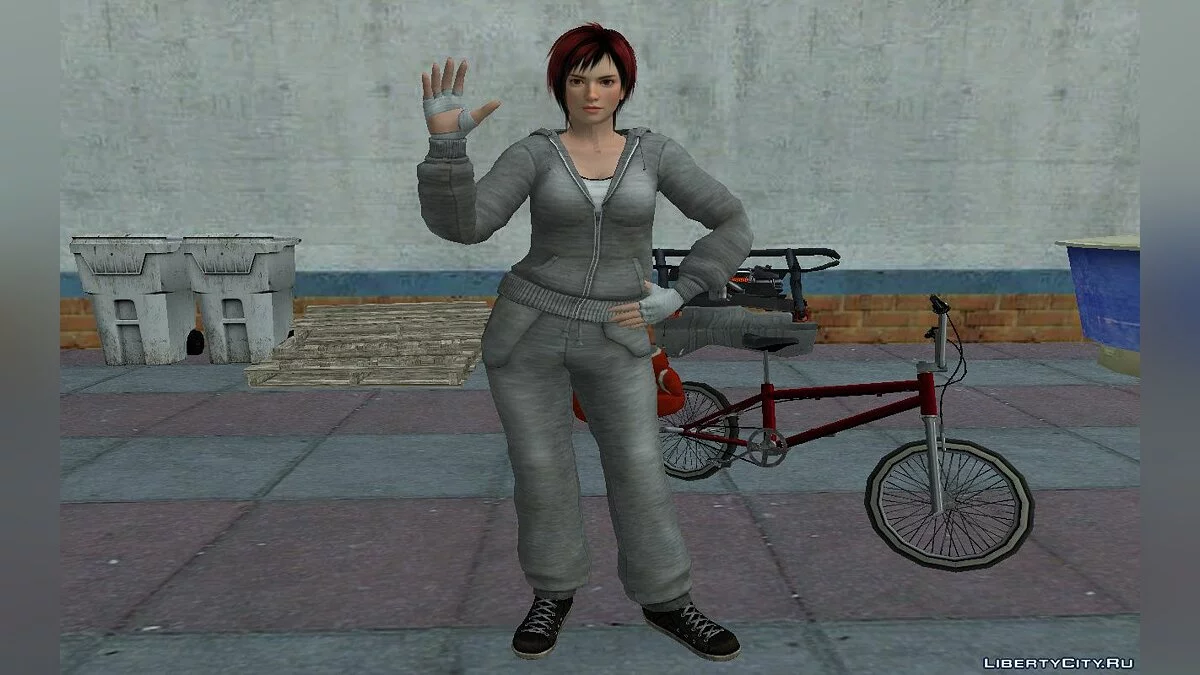 Мила из DOA5LR в костюме / GTA San Andreas