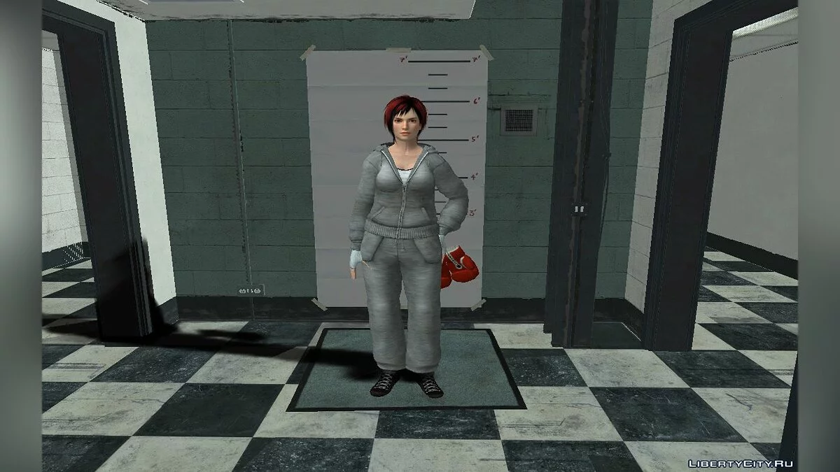Мила из DOA5LR в костюме / GTA San Andreas