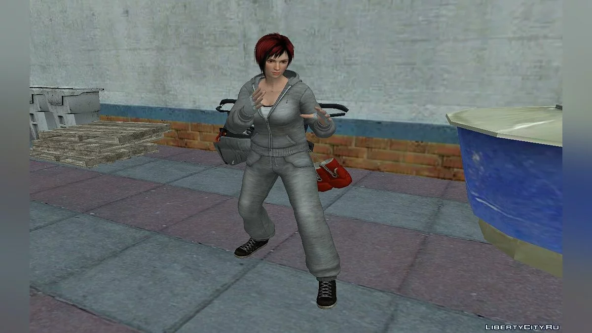 Мила из DOA5LR в костюме / GTA San Andreas