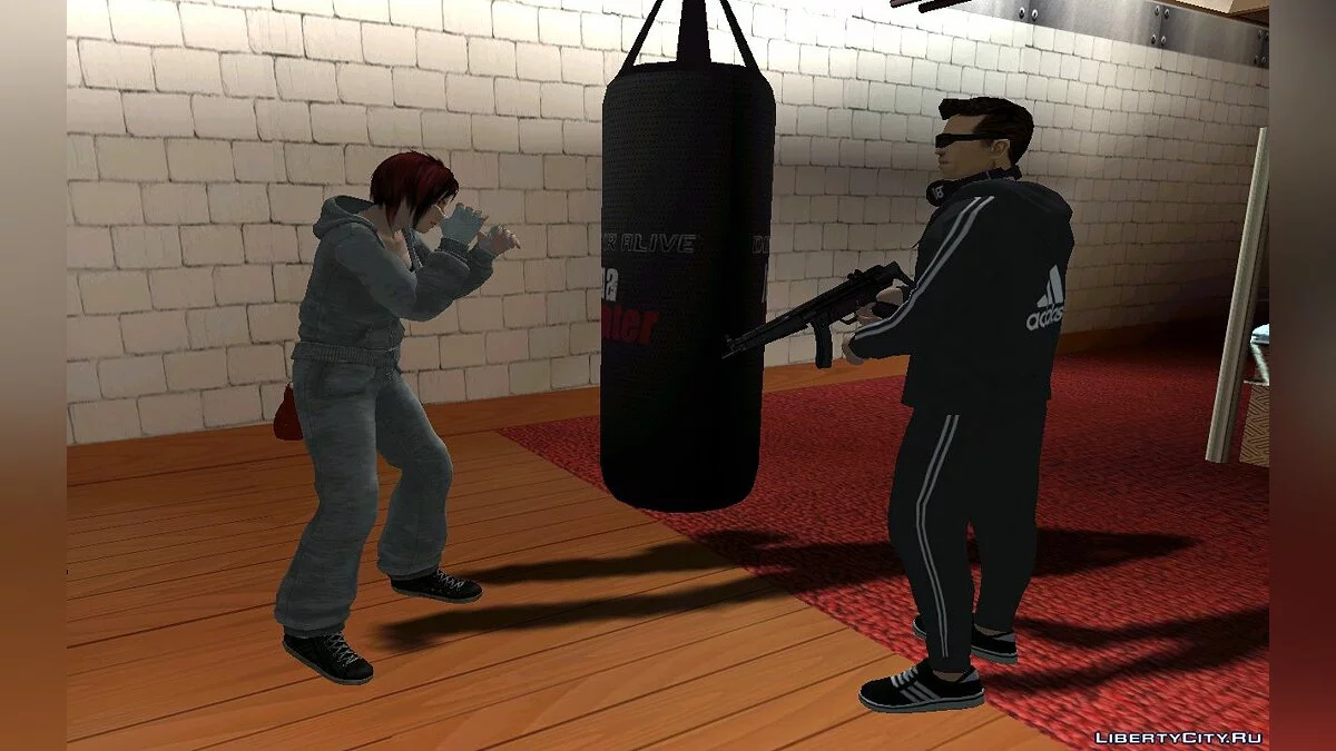 Мила из DOA5LR в костюме / GTA San Andreas