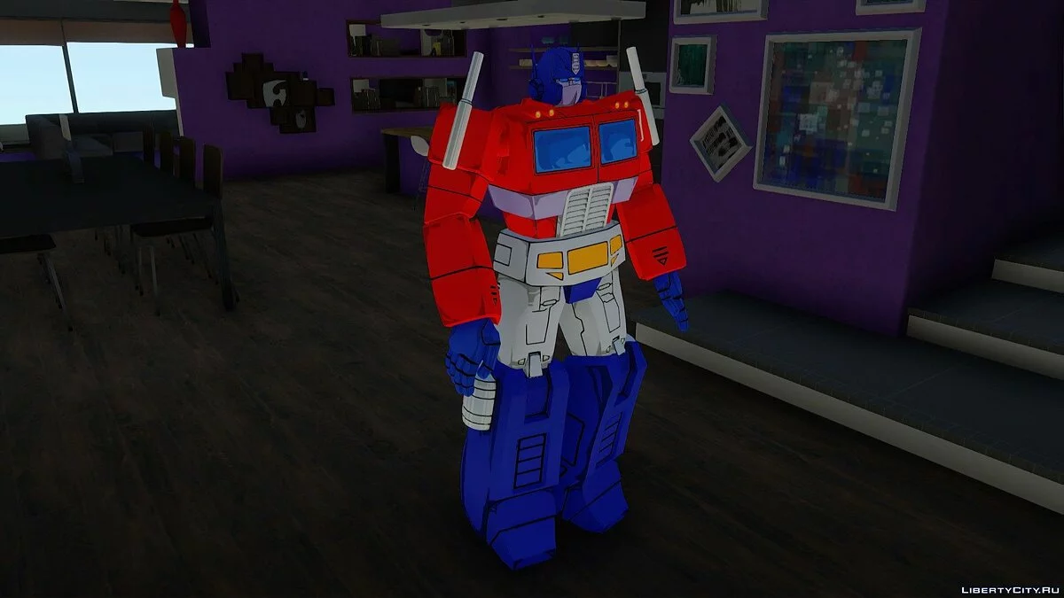 Оптимус Прайм из Transformers Devastation / GTA San Andreas
