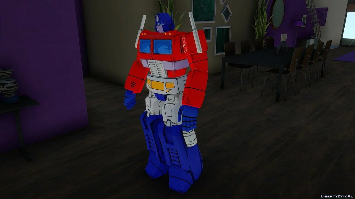Оптимус Прайм из Transformers Devastation / GTA San Andreas