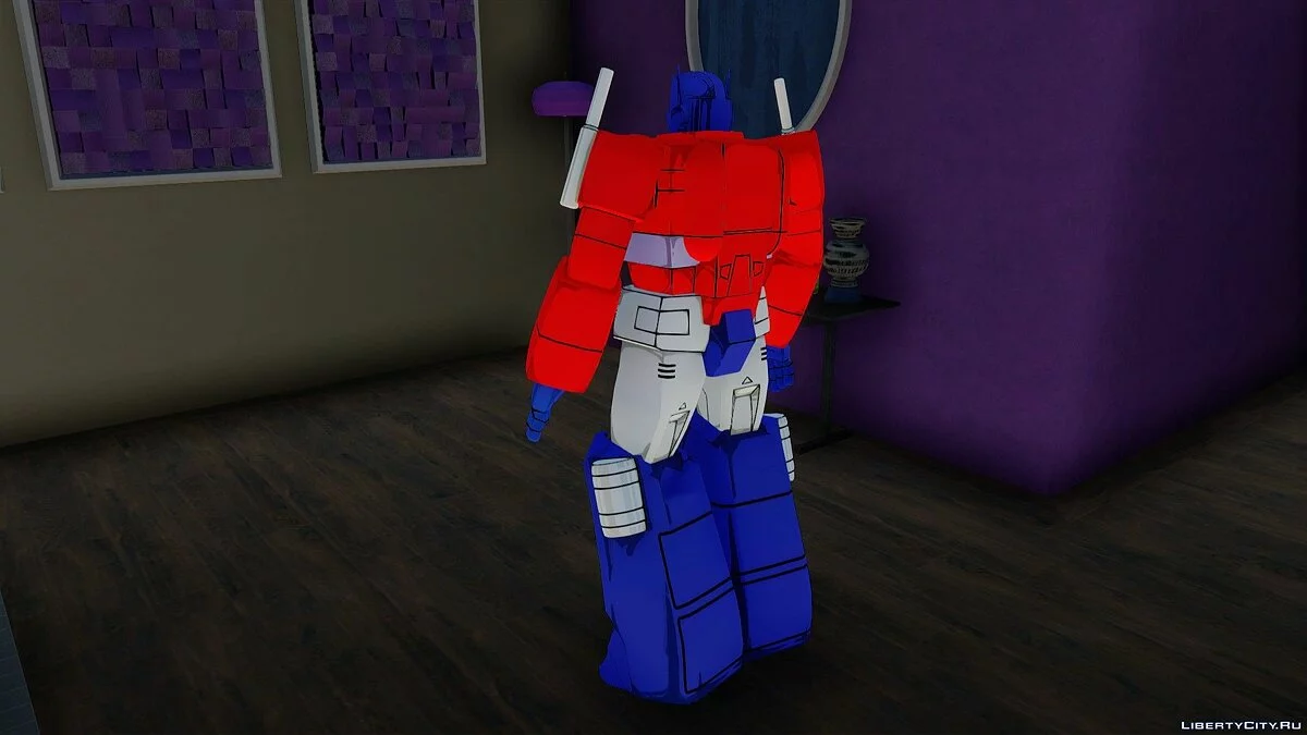Оптимус Прайм из Transformers Devastation / GTA San Andreas