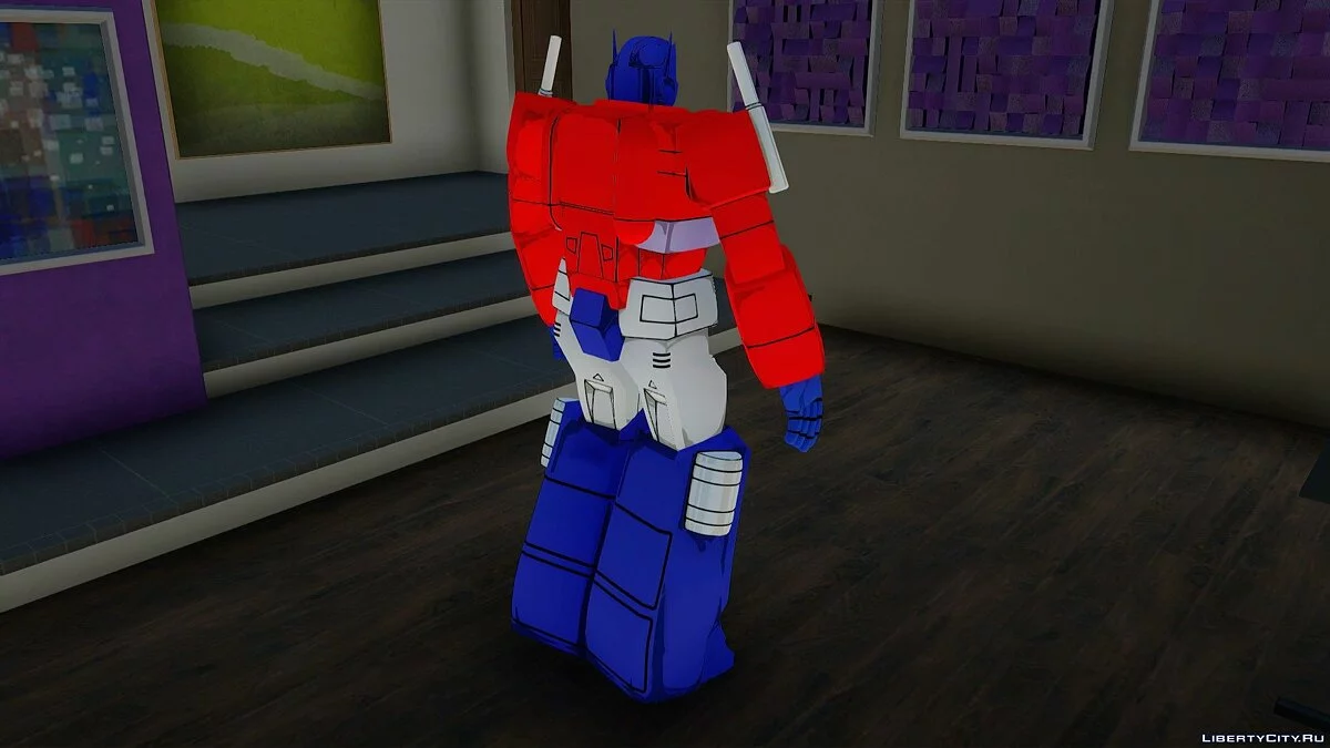 Оптимус Прайм из Transformers Devastation / GTA San Andreas
