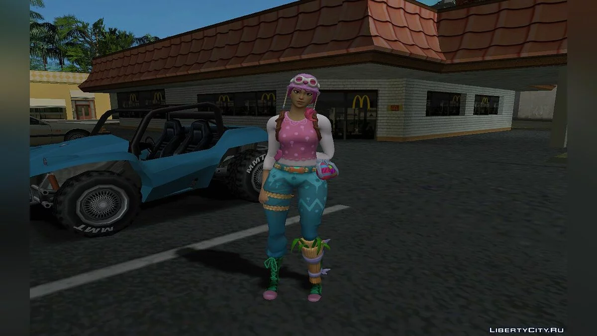 Пастель из игры Фортнайт / GTA San Andreas