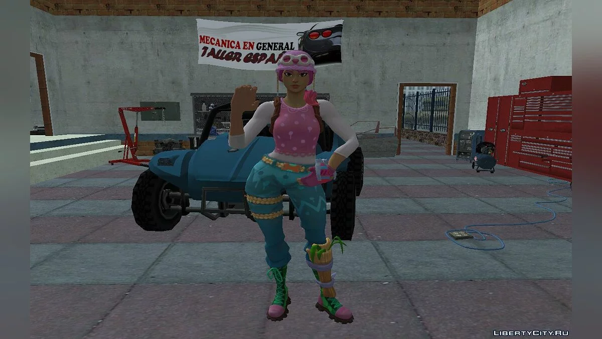 Пастель из игры Фортнайт / GTA San Andreas