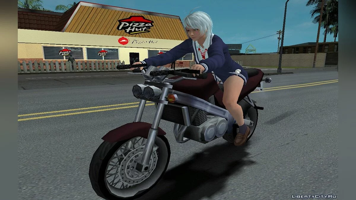 Пэтти из DOAXVV в школьной одежде / GTA San Andreas