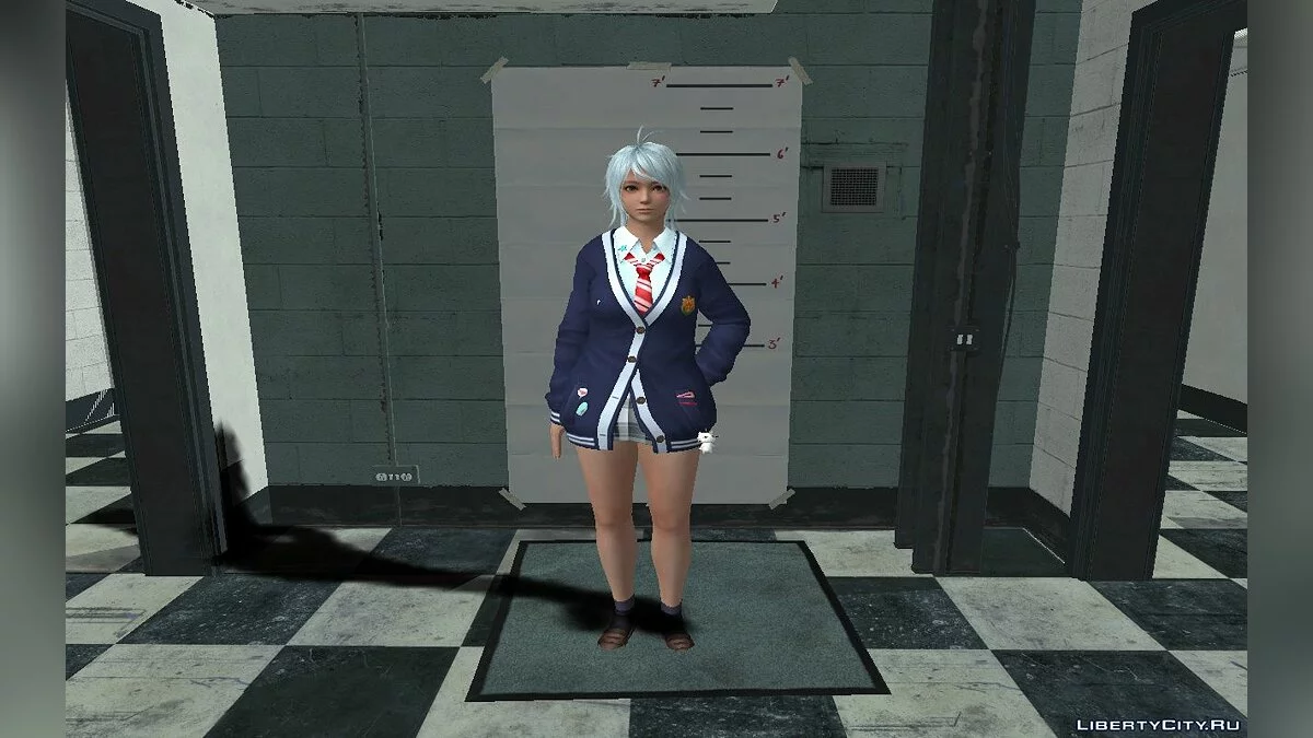 Пэтти из DOAXVV в школьной одежде / GTA San Andreas