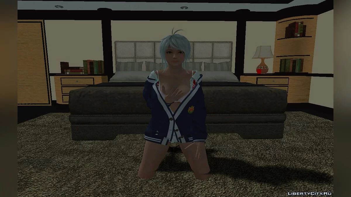 Пэтти из DOAXVV в школьной одежде / GTA San Andreas