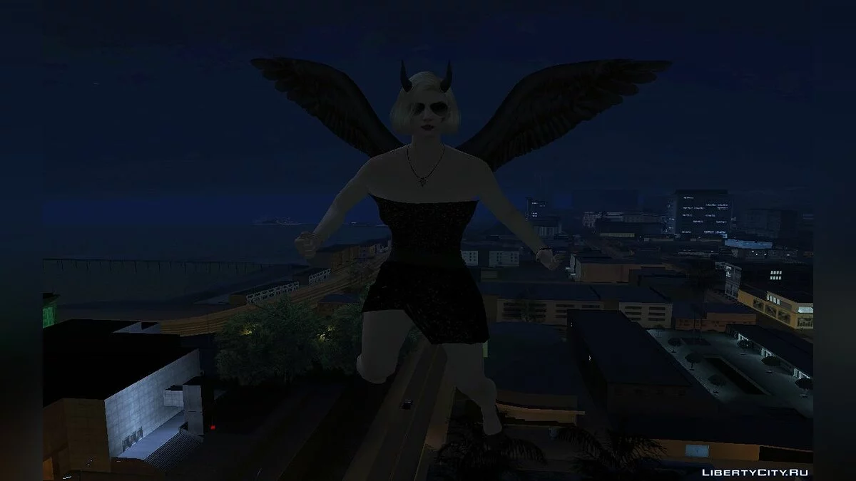 Рандомный скин девушки-блондинки из GTA Online (Хэллоуин) / GTA San Andreas
