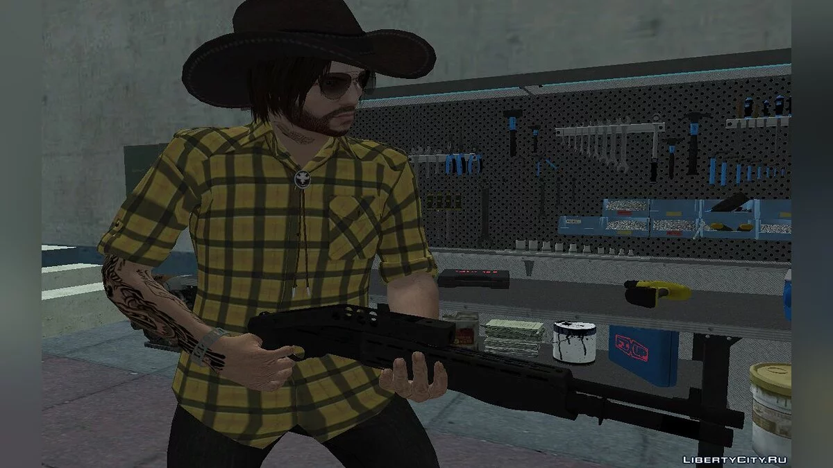 Рандомный скин из GTA Online #31 - Сельская одежда  / GTA San Andreas