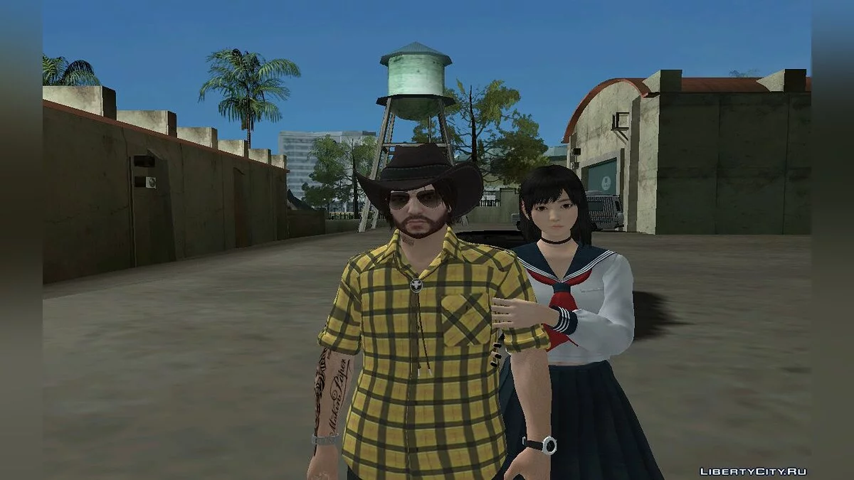 Рандомный скин из GTA Online #31 - Сельская одежда  / GTA San Andreas
