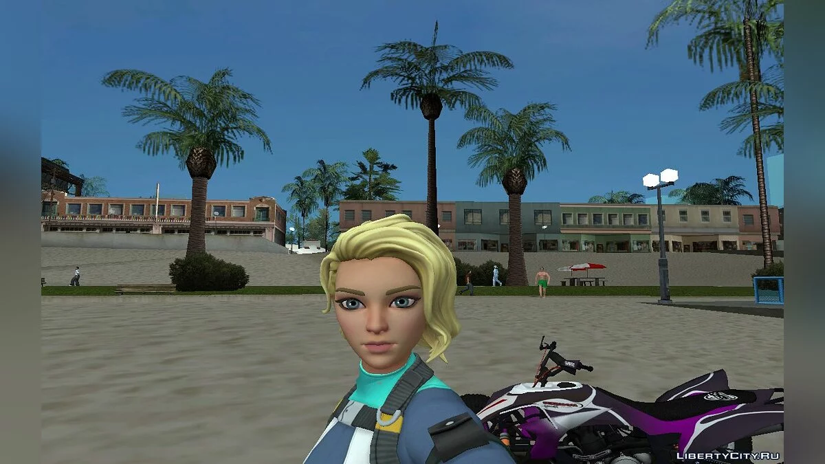 Серферша из игры Фортнайт / GTA San Andreas