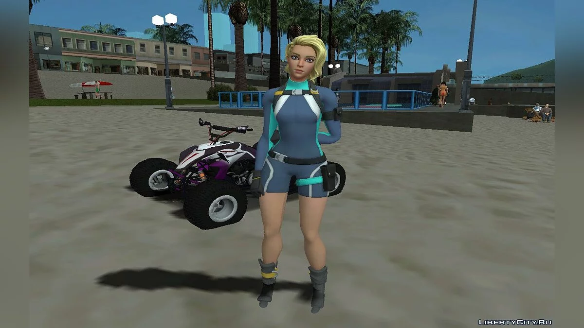 Серферша из игры Фортнайт / GTA San Andreas