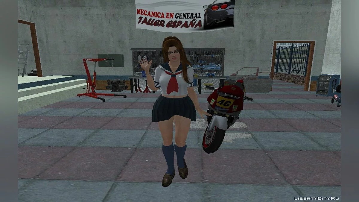 Таки в униформе летней школы / GTA San Andreas