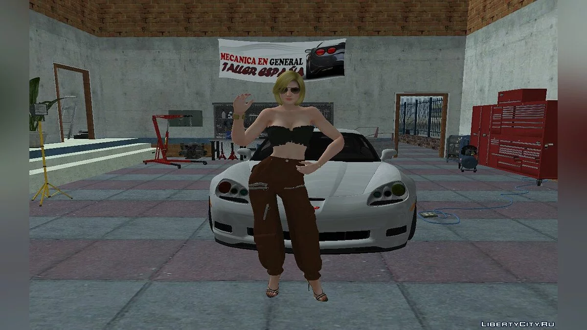 Тина Армстронг из DOA в стильном повседневном наряде / GTA San Andreas