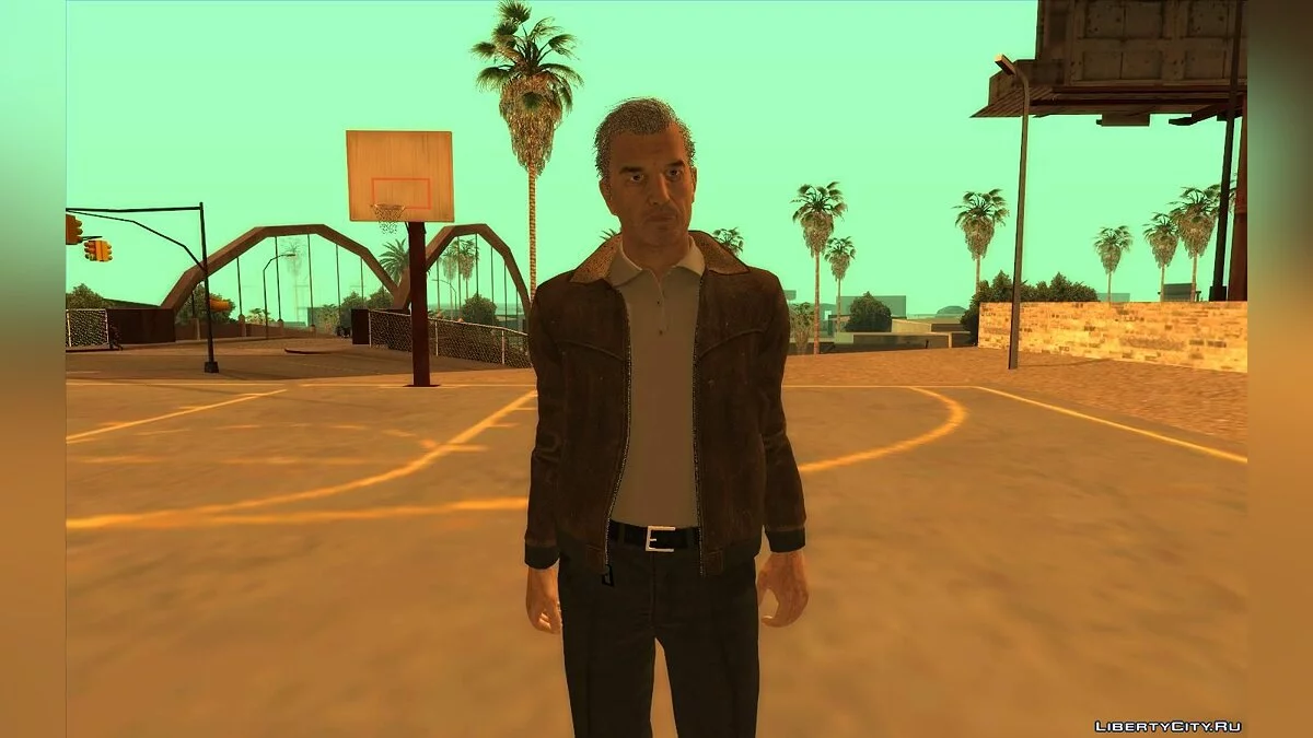Вито Скалетта в куртке из Mafia 3 / GTA San Andreas