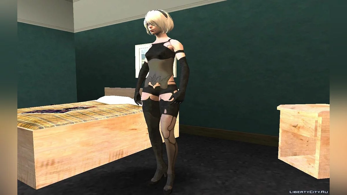2B as A2 | Nier Automata / GTA San Andreas