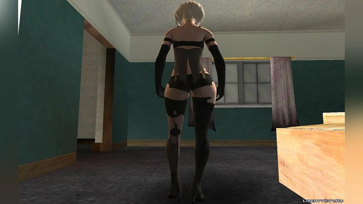2B as A2 | Nier Automata / GTA San Andreas