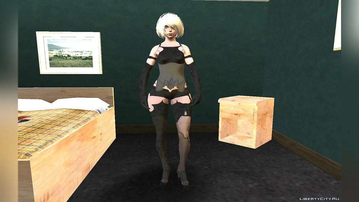 2B as A2 | Nier Automata / GTA San Andreas