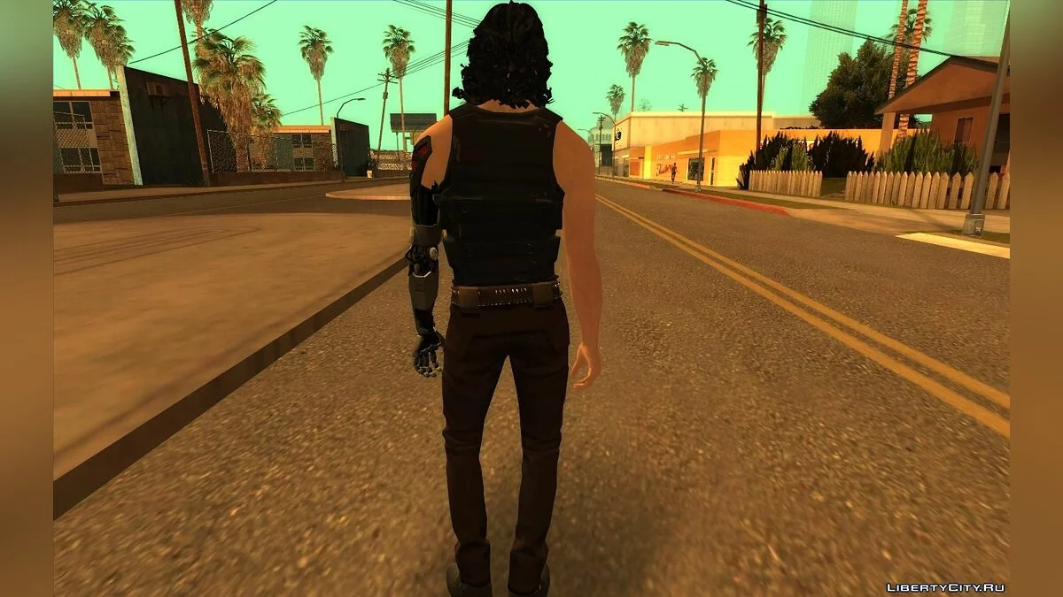 Джонни Сильверхенд из Cyberpunk 2077 / GTA San Andreas