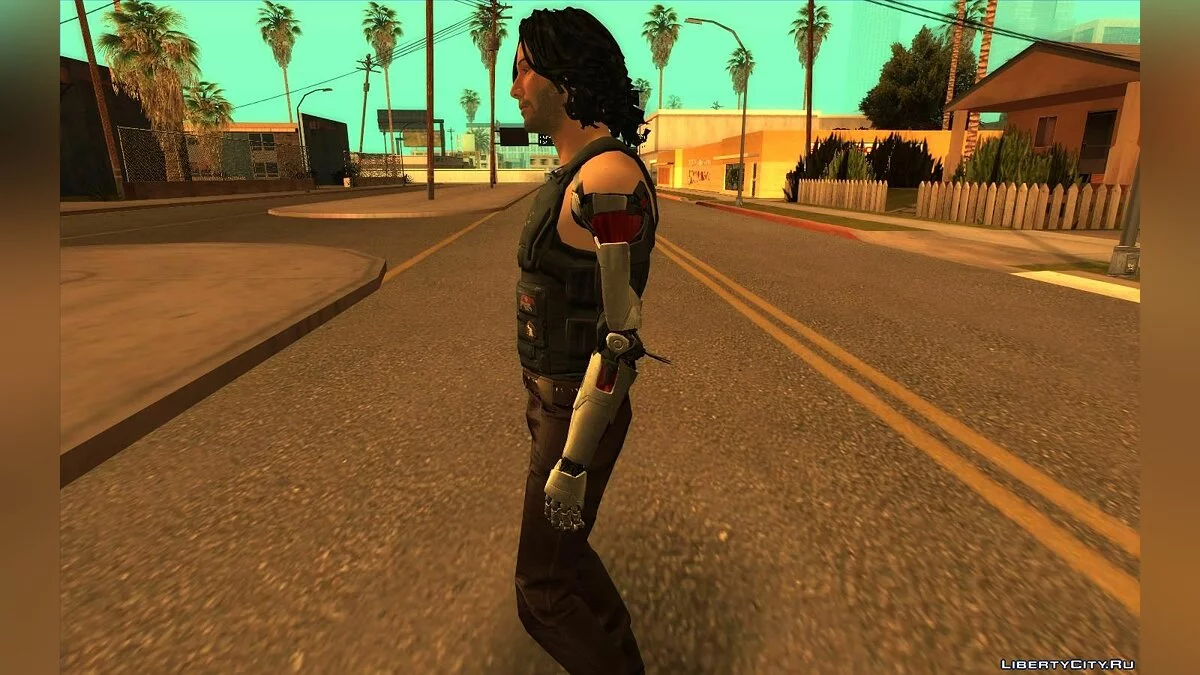 Джонни Сильверхенд из Cyberpunk 2077 / GTA San Andreas