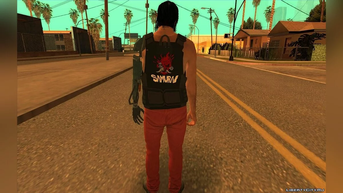Джонни Сильверхенд из Cyberpunk 2077 / GTA San Andreas