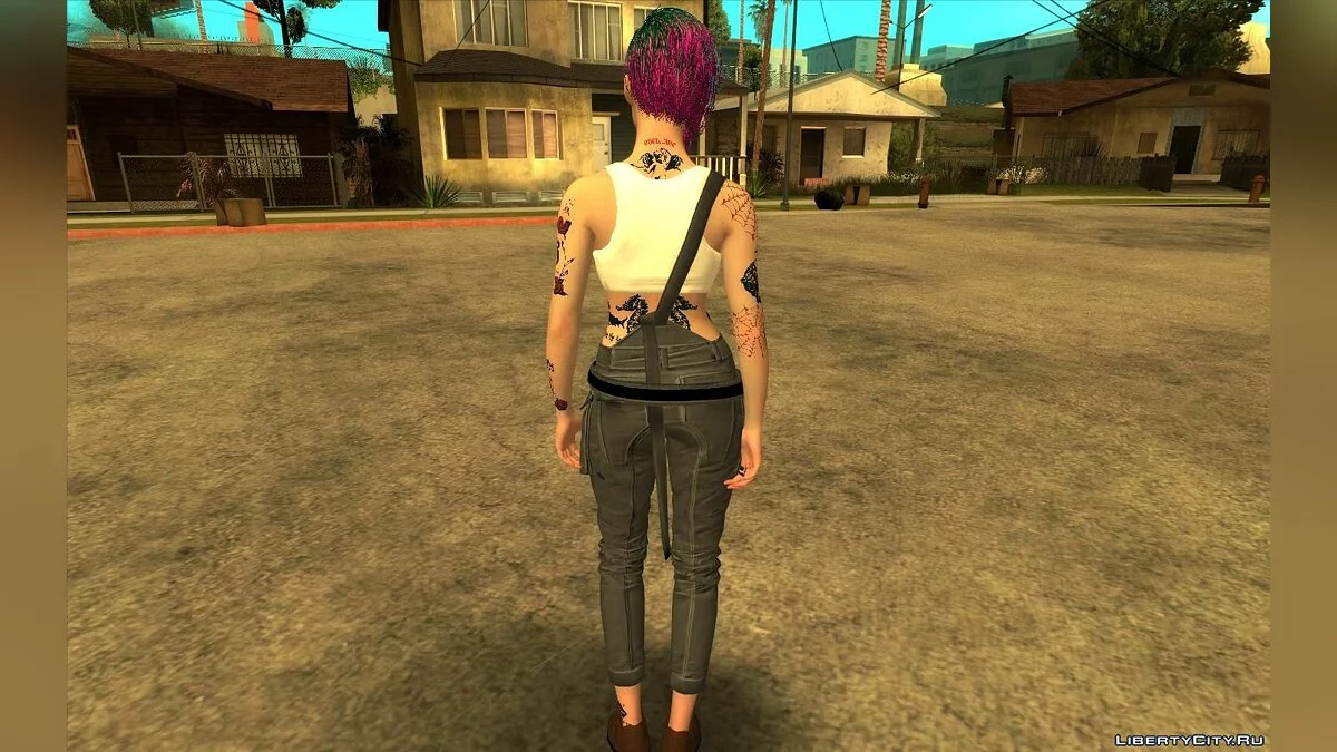 Джуди Альварес из Cyberpunk 2077 / GTA San Andreas