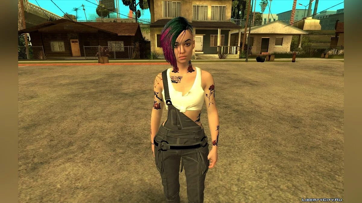 Джуди Альварес из Cyberpunk 2077 / GTA San Andreas