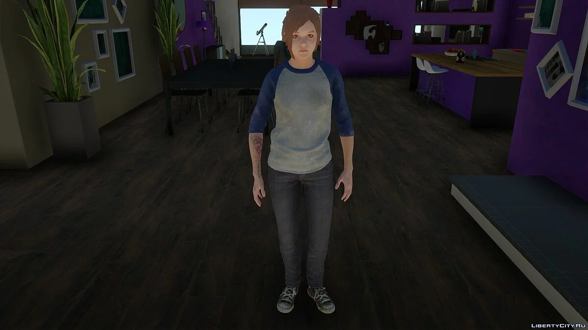 Элли Lookout из The Last of Us Part II / GTA San Andreas