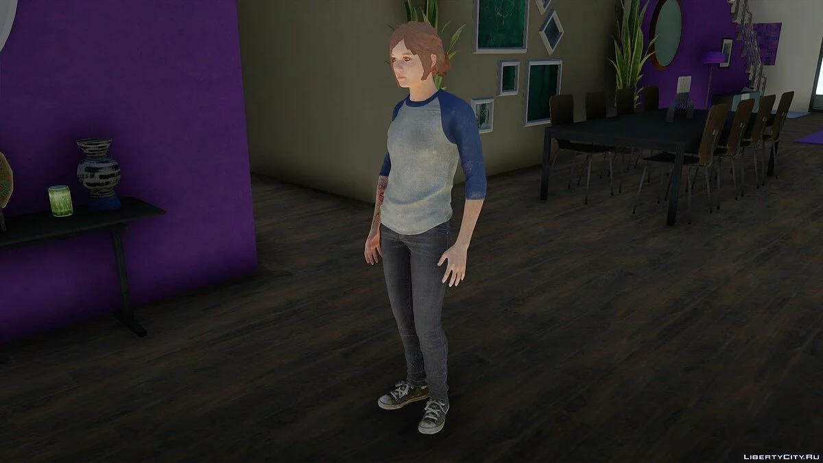 Элли Lookout из The Last of Us Part II / GTA San Andreas