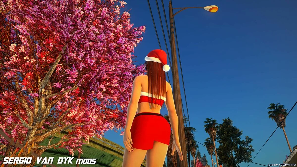 Касуми в рождественской одежде / GTA San Andreas