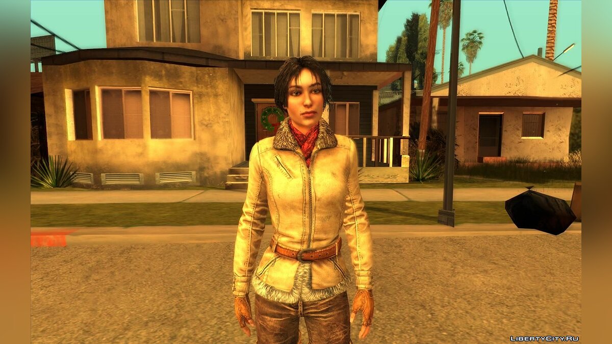 Скачать Кейт Уокер из Syberia 3 для GTA San Andreas