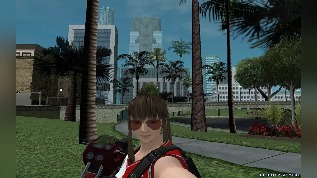 Хитоми в стильном наряде Chicago Bulls Ourstorys Jersey v2 / GTA San Andreas