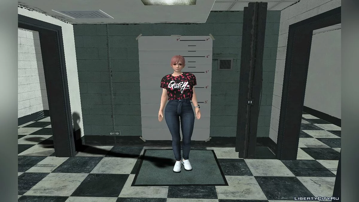 Хонока в повседневном стильном наряде / GTA San Andreas