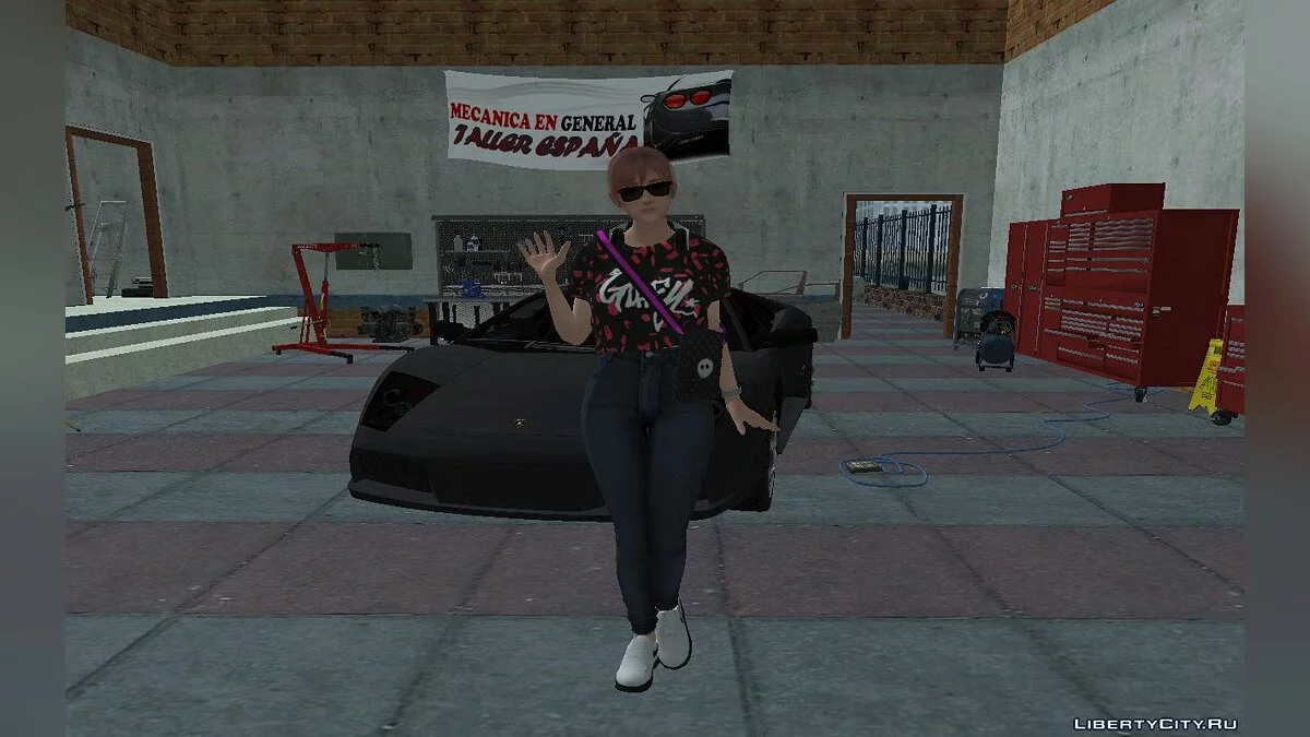 Хонока в повседневном стильном наряде / GTA San Andreas