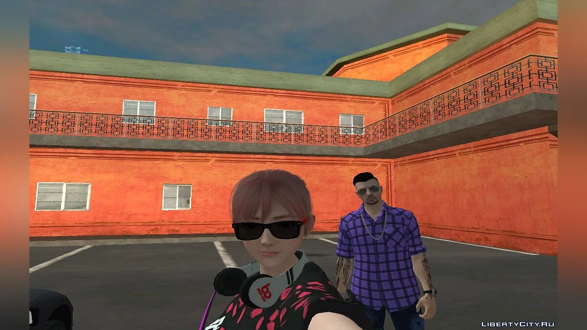 Хонока в повседневном стильном наряде / GTA San Andreas