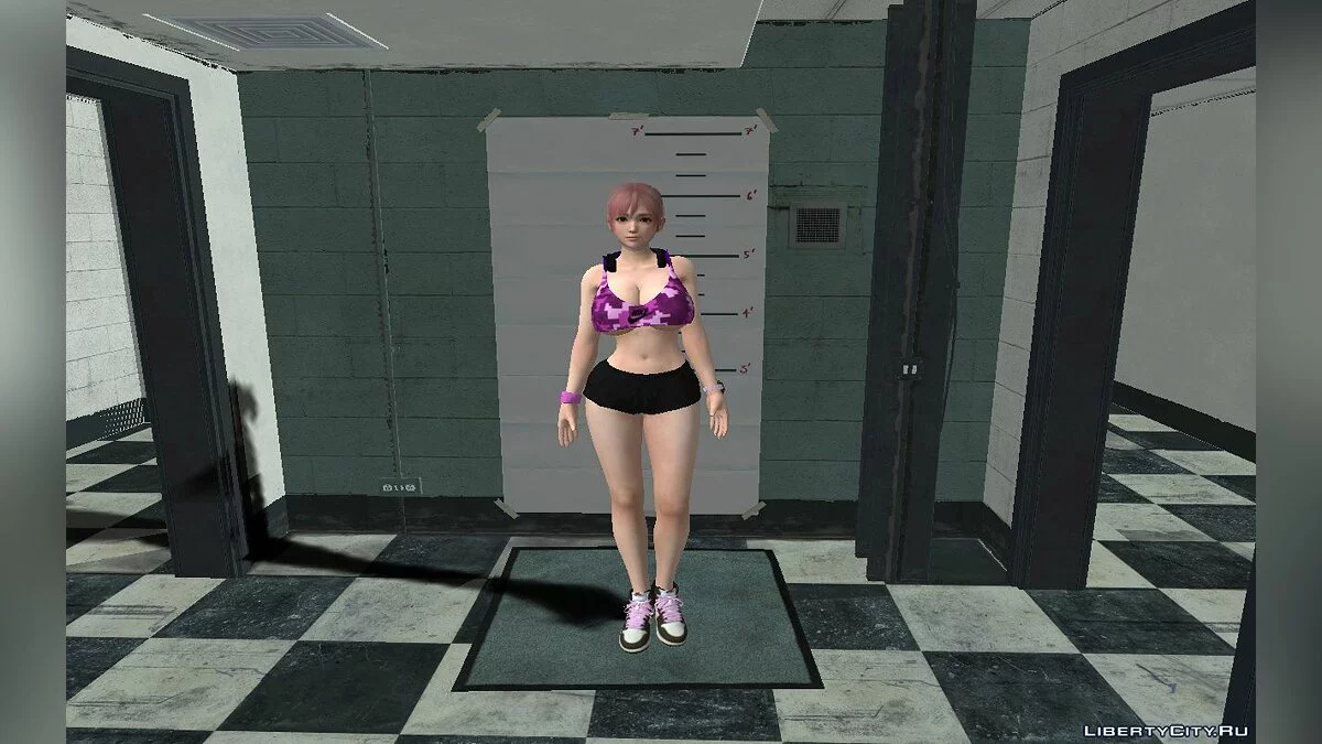 Хонока в спортивном зале (Я боец) / GTA San Andreas