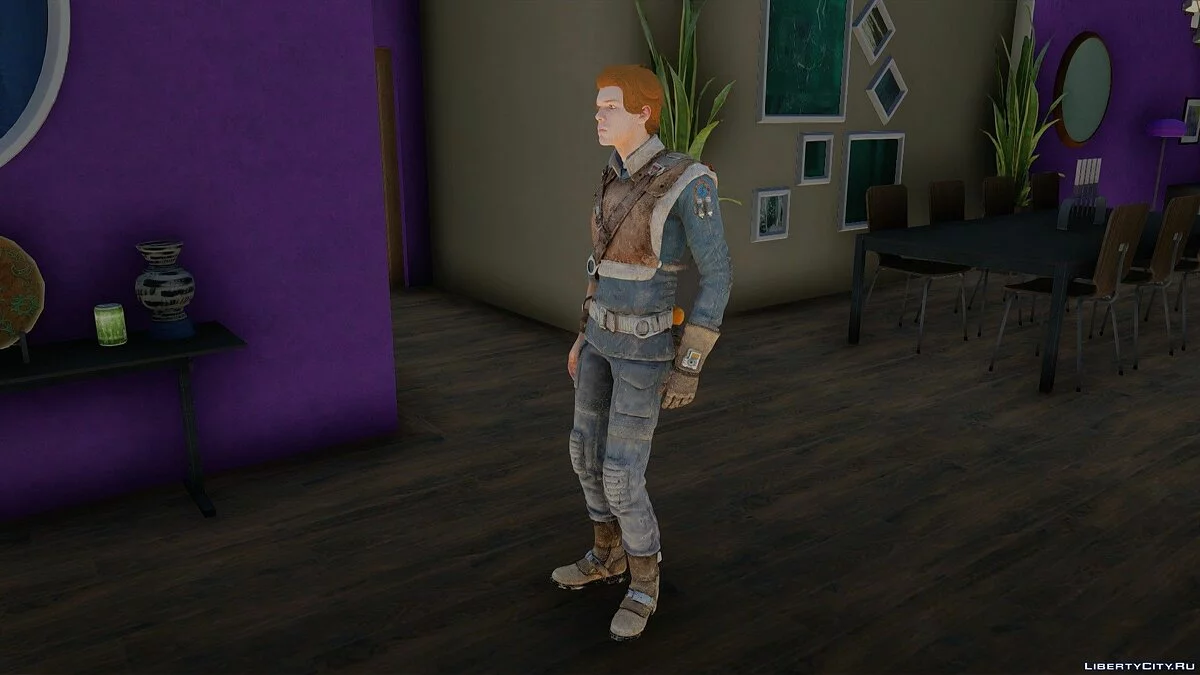 Кэл Кестис из Star Wars Jedi: Fallen Order / GTA San Andreas