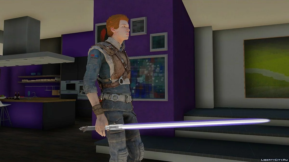 Кэл Кестис из Star Wars Jedi: Fallen Order / GTA San Andreas